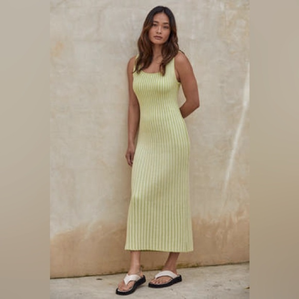 One and Only-Lime Cream Dress